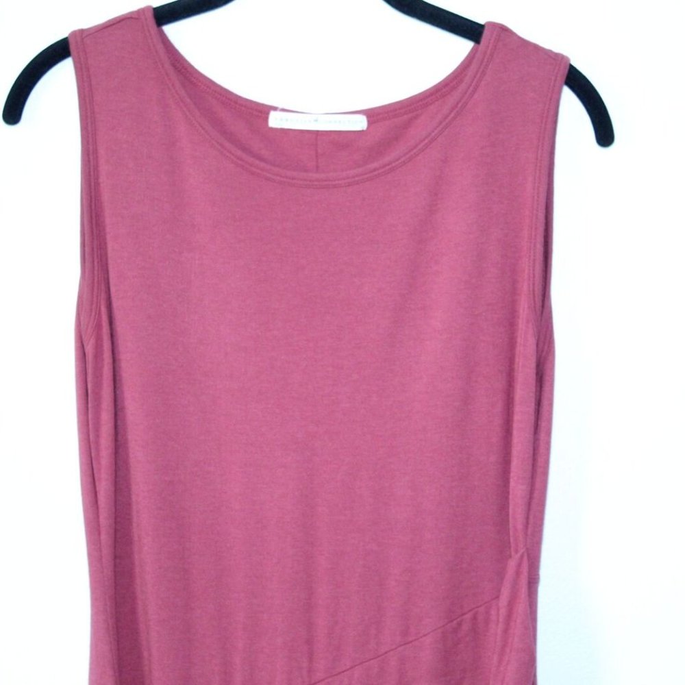 Peruvian Connection Aries Sheath Jersey Knit Gathered Dress Size Medium H13825 - Picture 4 of 9